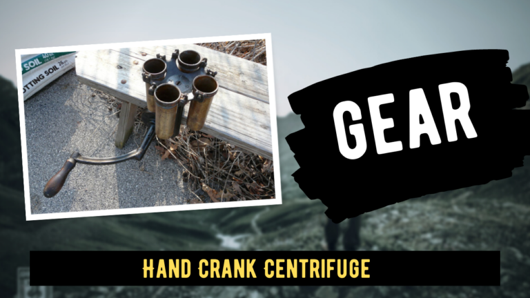 Hand Crank Centrifuge