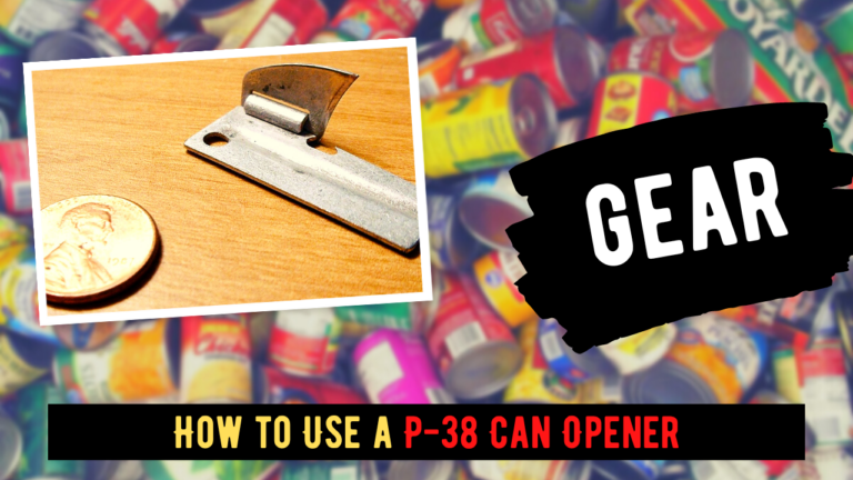 How to Use a P-38 Can Opener